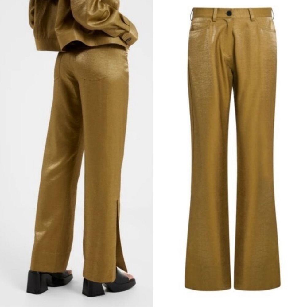 French Connection Gold Women's Pants